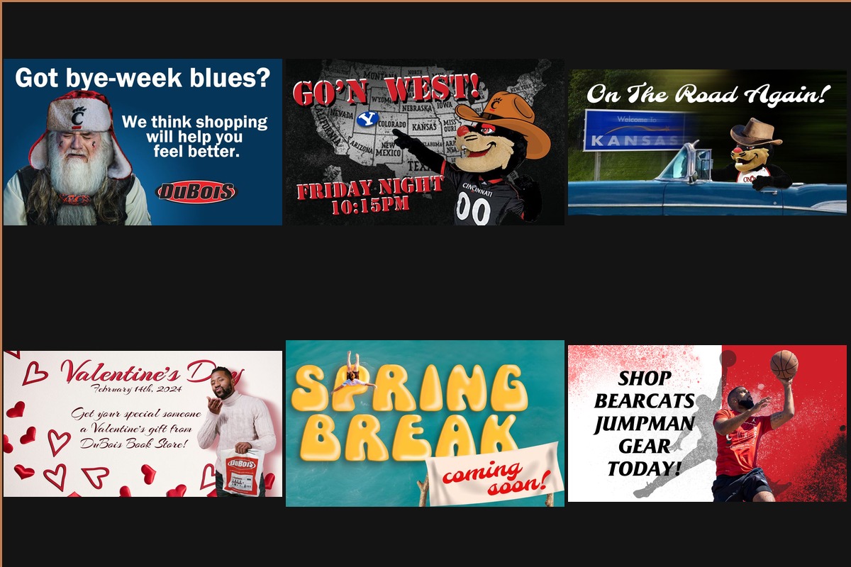 Social media campaigns for DuBois Book Store